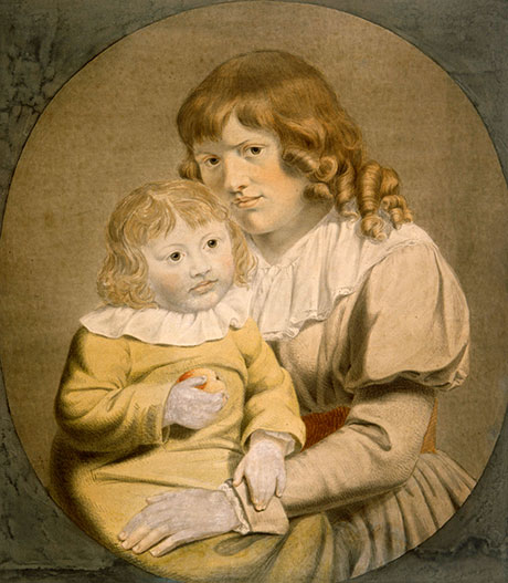 Christiane Vulpius mit Sohn August